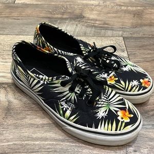 Vans unisex Decay Palm tropical print sneakers